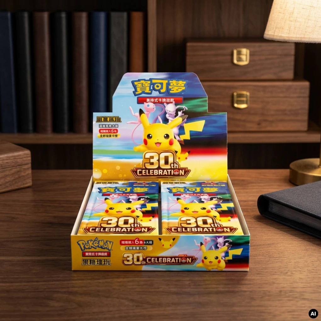 Pokémon - 30th Anniversary Celebration Display boosterów Traditional Chinese - TCHN