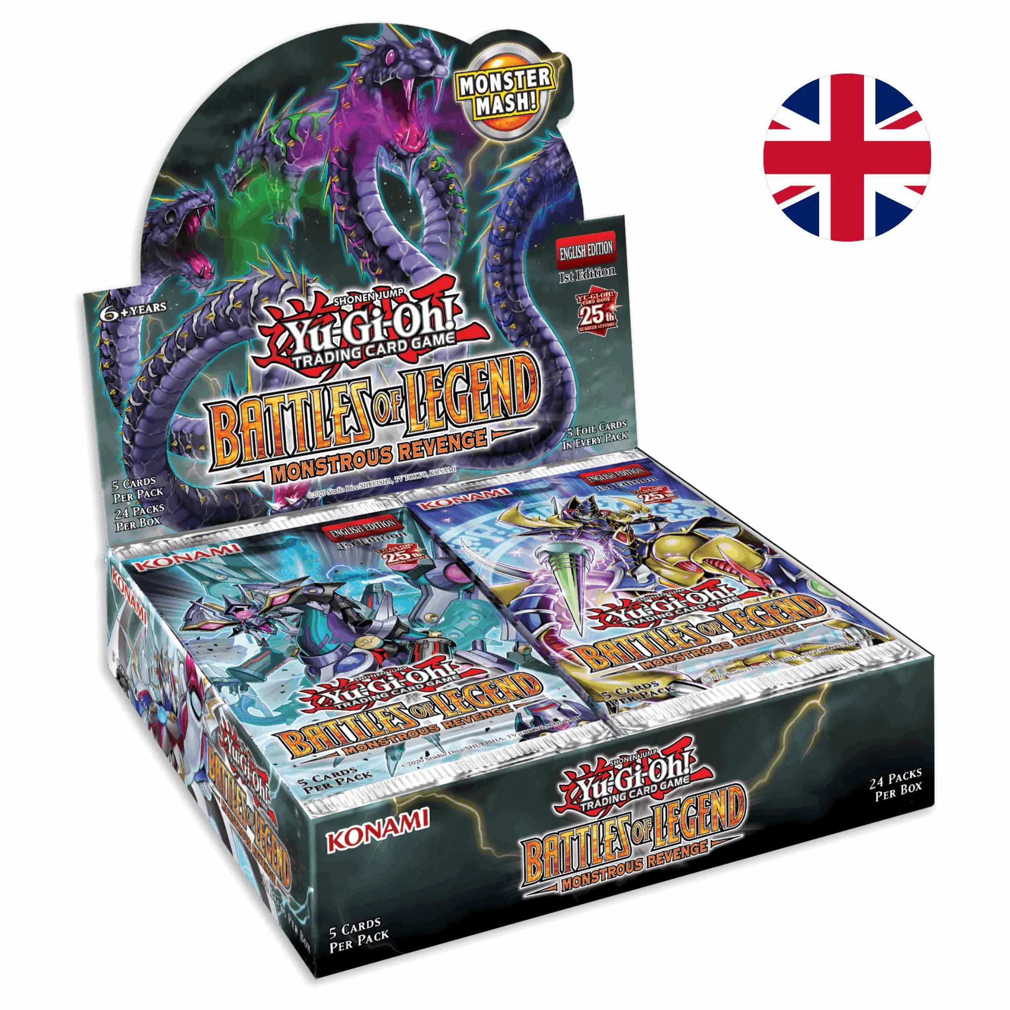 Yu-Gi-Oh! Battles of Legend: Monstrous Revenge Booster Display