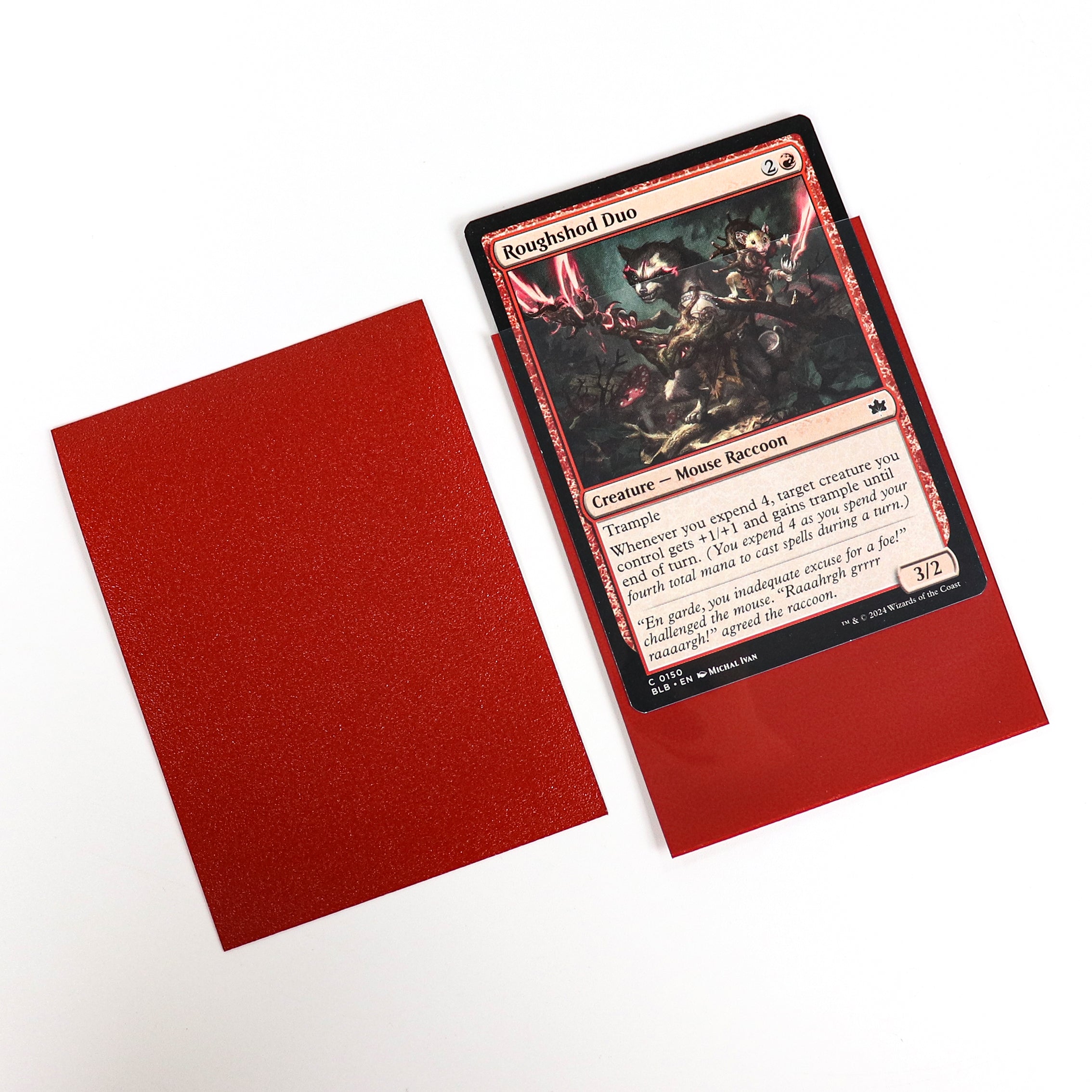 cardcosmos - Koszulki matowe Premium czerwone | 100stk