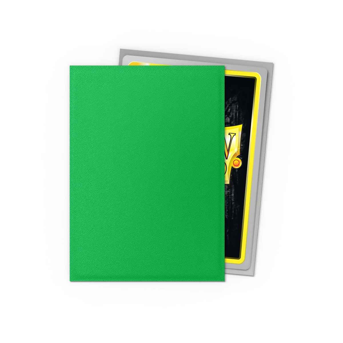 Dragon Shield Koszulki – Dual Matte Apple Green & Silver (100 Stück)