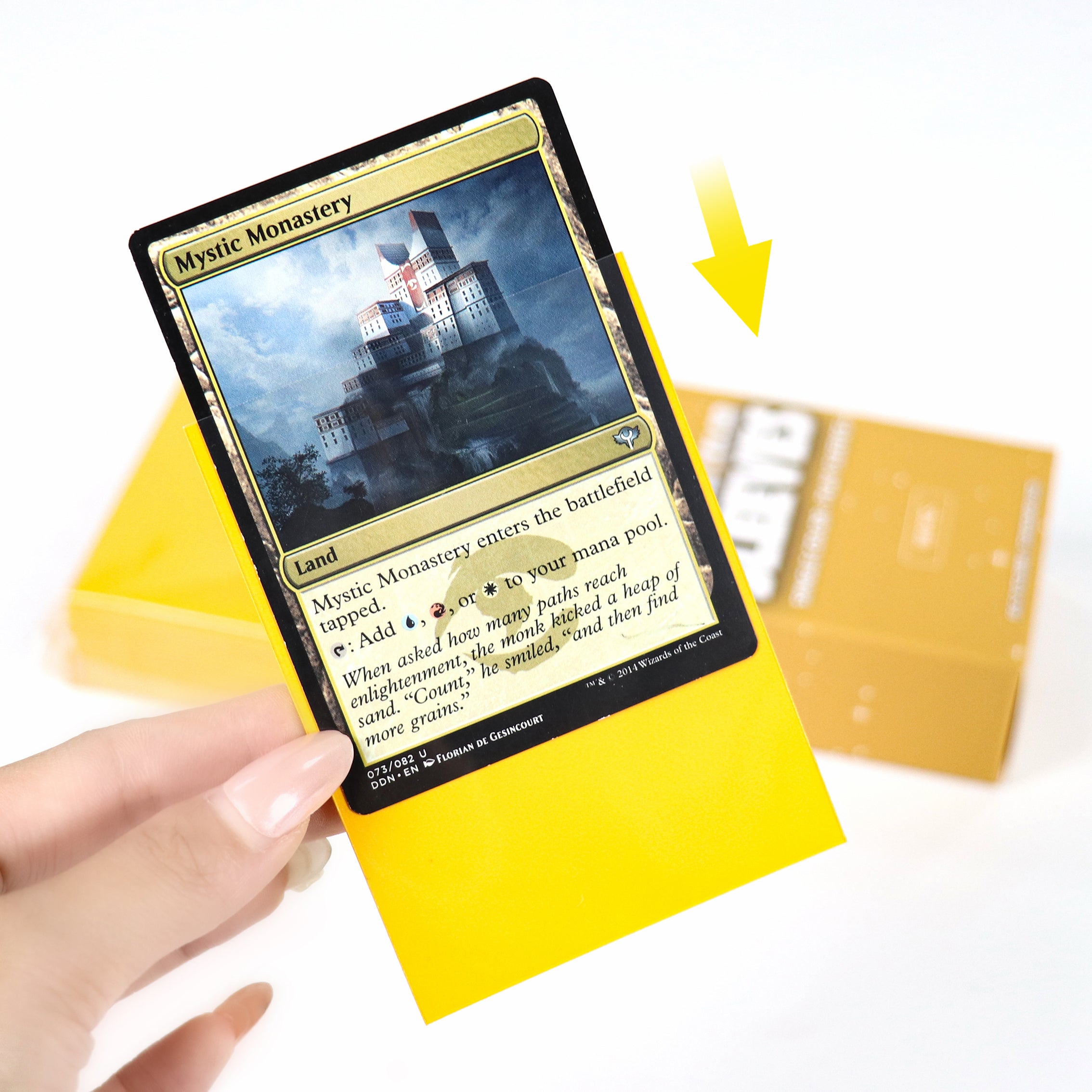 cardcosmos - Koszulki matowe Premium żółte | 100stk
