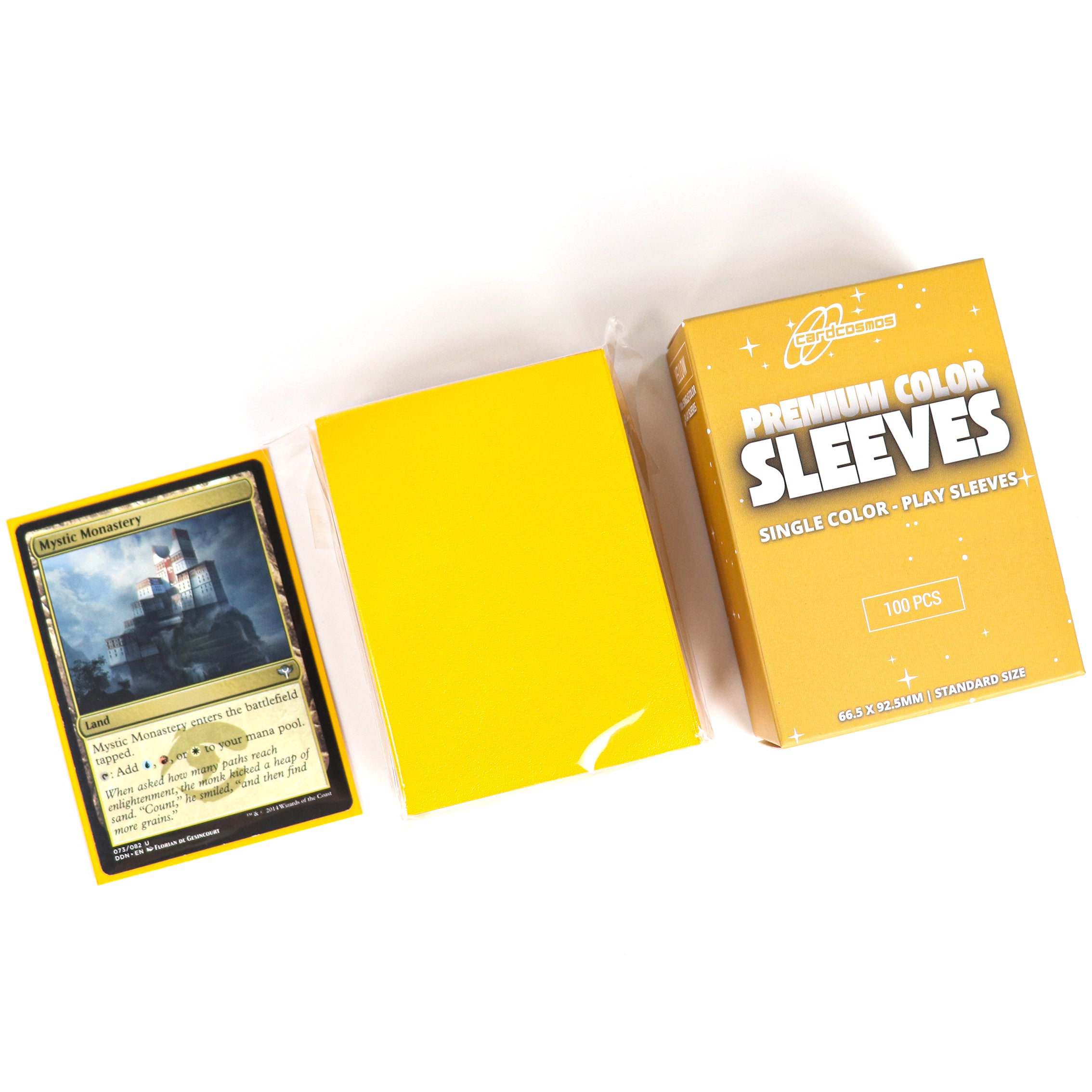 cardcosmos - Koszulki matowe Premium żółte | 100stk