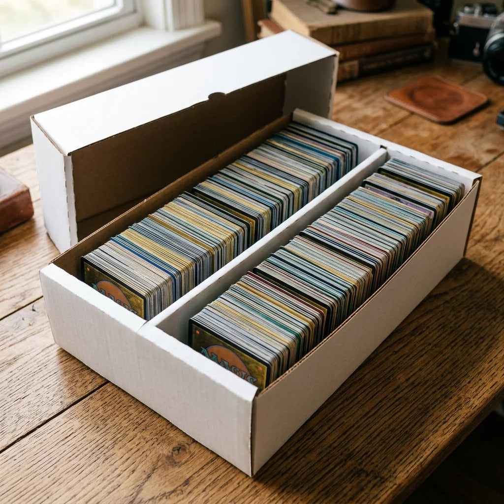cardcosmos card box for 2000 cards – Storage Box with 2 rows