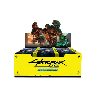 Cyberpunk TCG: Welcome to Night City Beta Display boosterów Angielski