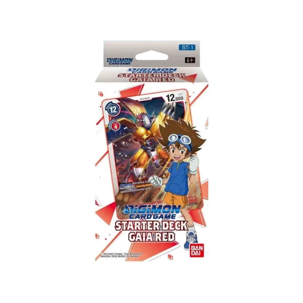 Digimon Card Game - Starter deck Gaia Red ST1 - Angielski