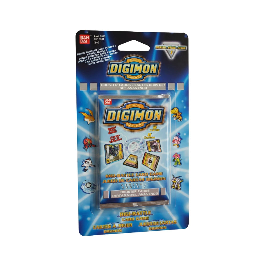 Upper Deck Digimon Series 1 Blister boosterów - Niemiecki