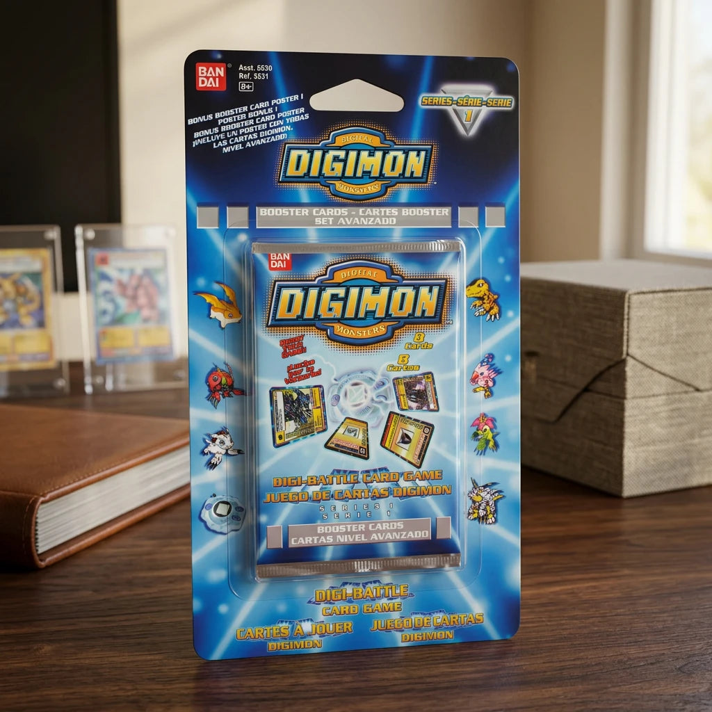 Upper Deck Digimon Series 1 Blister boosterów - Niemiecki