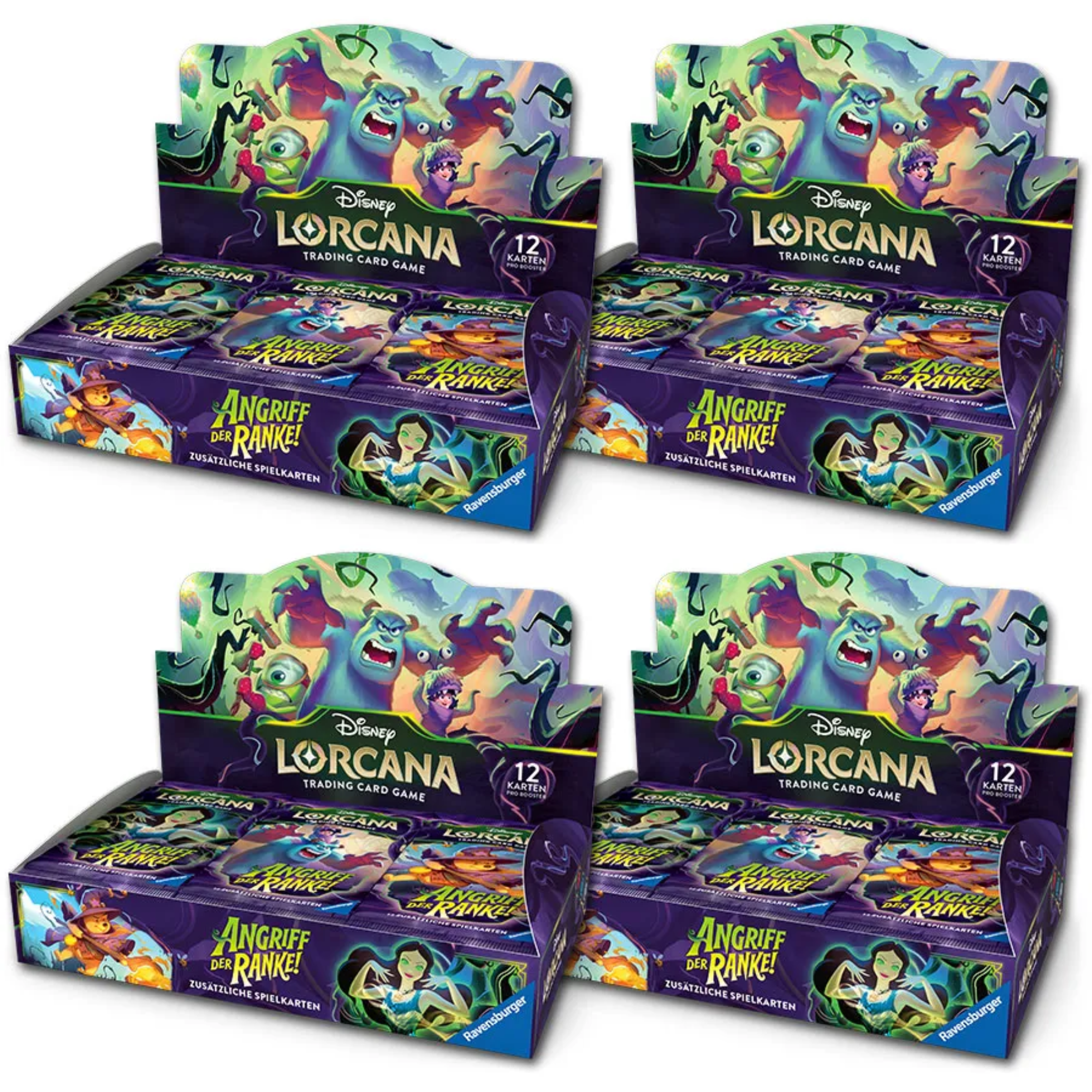 Disney Lorcana - Angriff der Ranke Display boosterów - Niemiecki