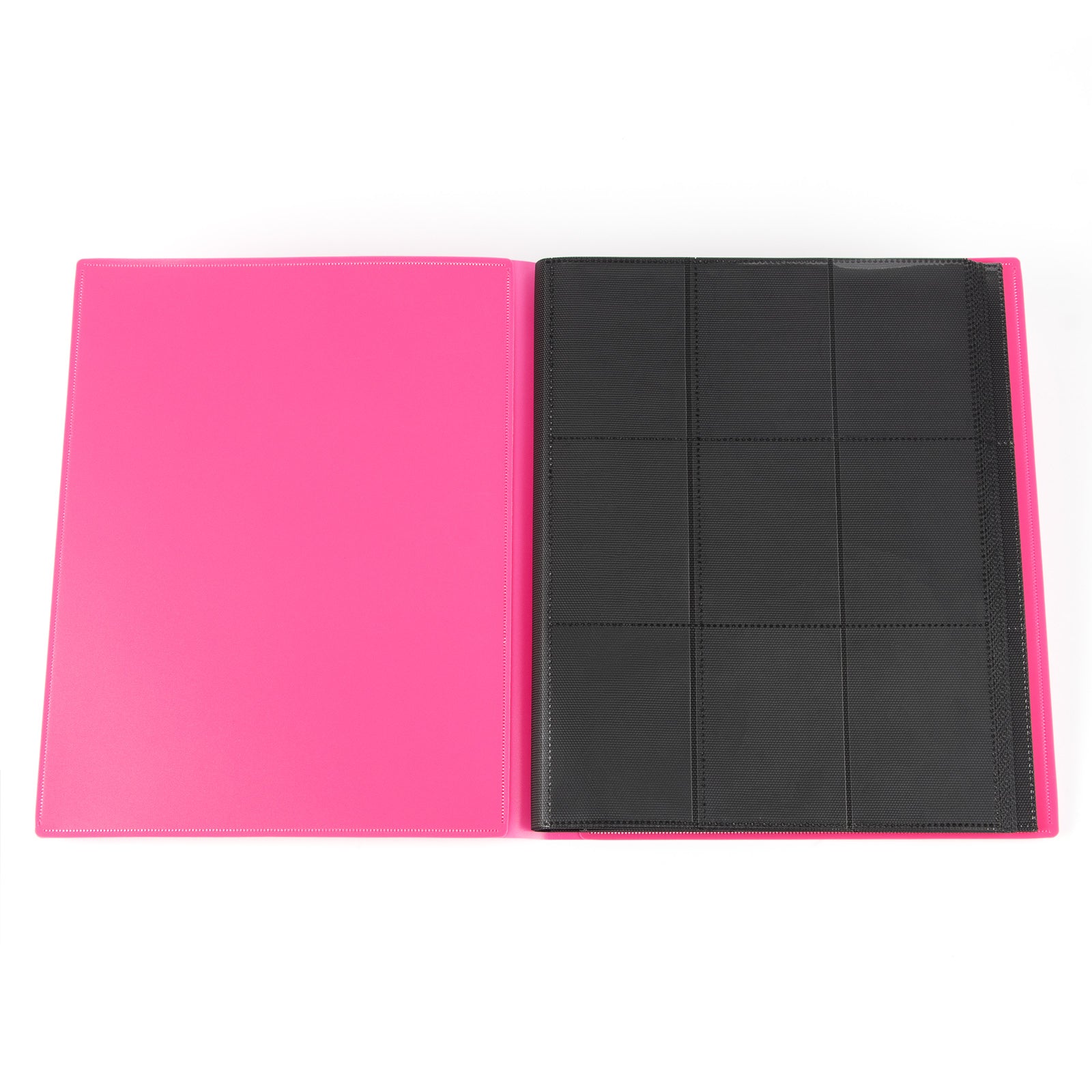 cardcosmos - 9 Pocket Basic Strap Binder - Różowy