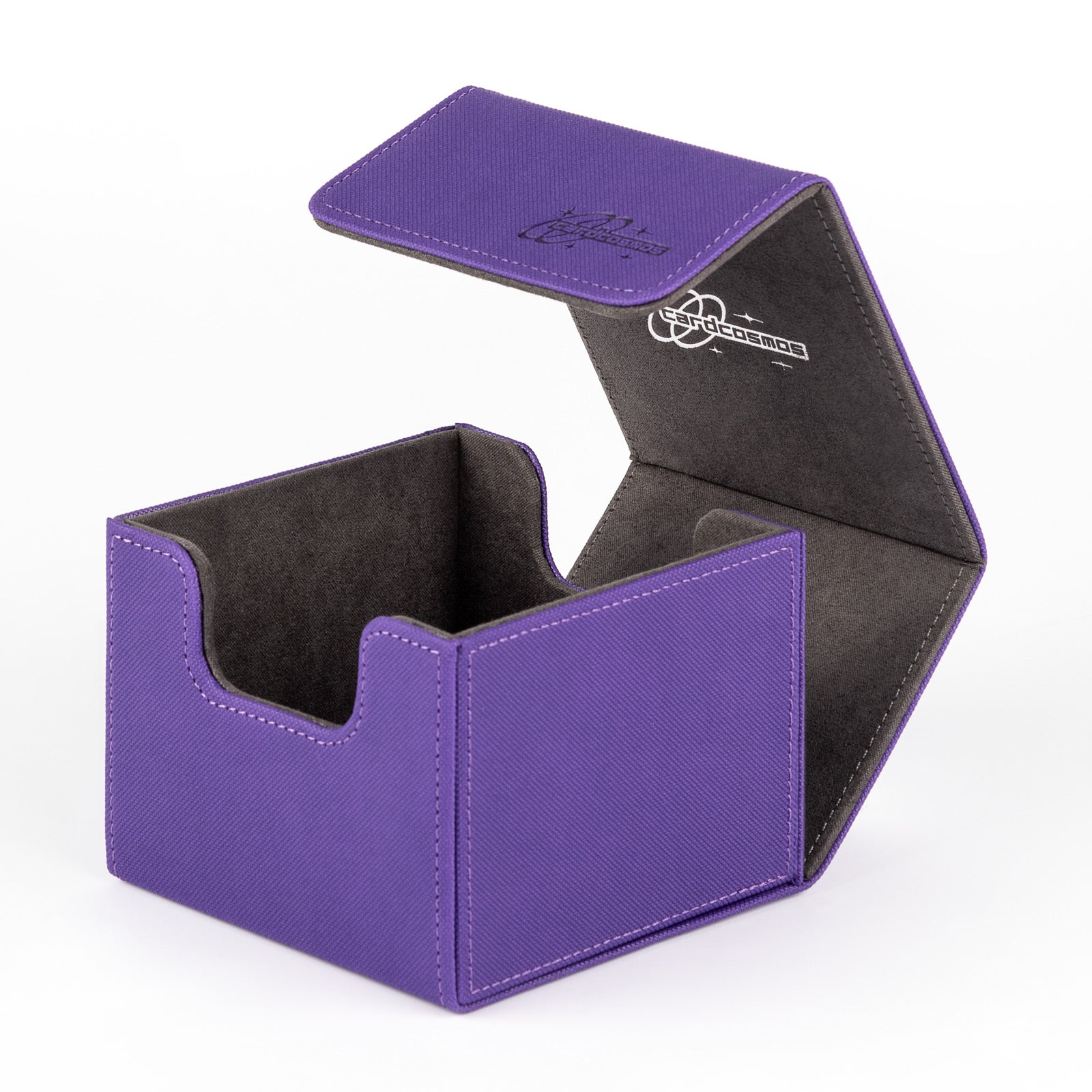 cardcosmos - 60+ Premium Toploader Deck Box - Purple