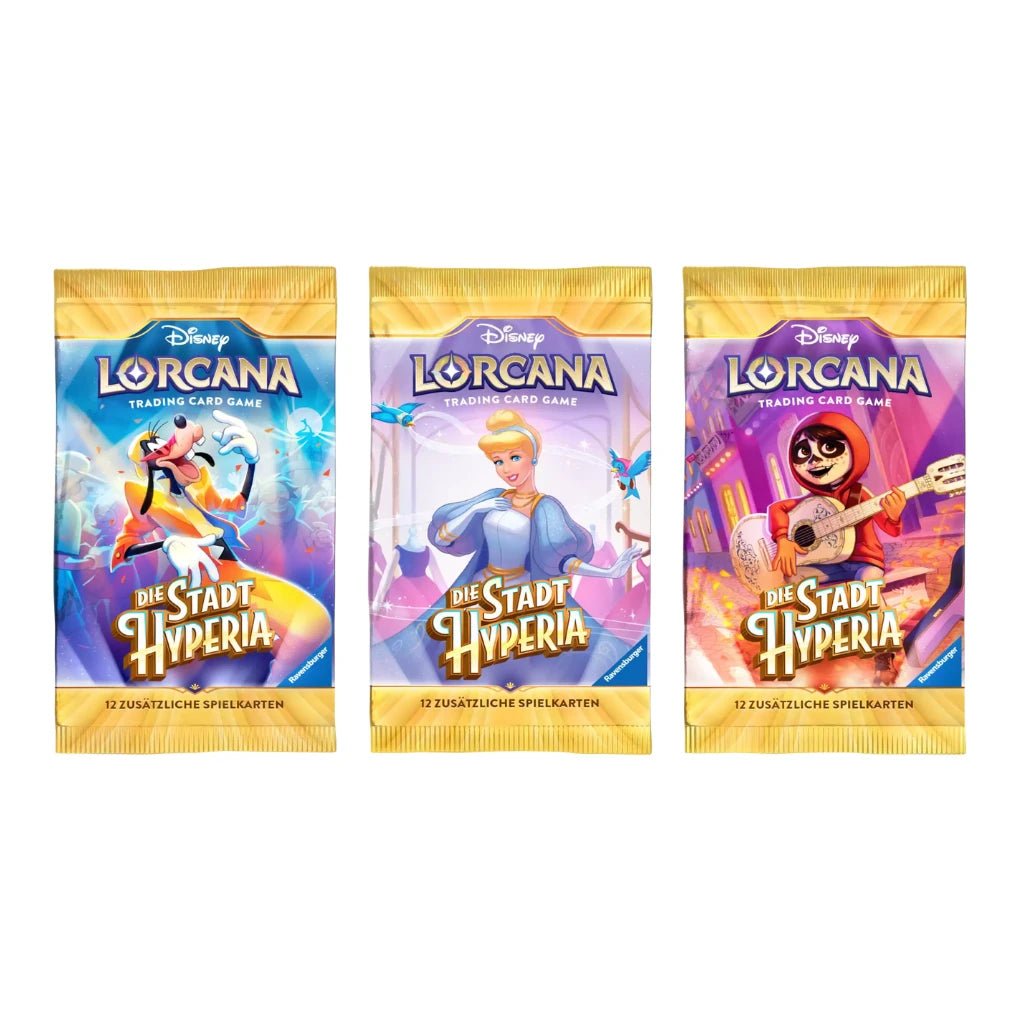 Disney Lorcana - Die Stadt Hyperia Display boosterów - Niemiecki