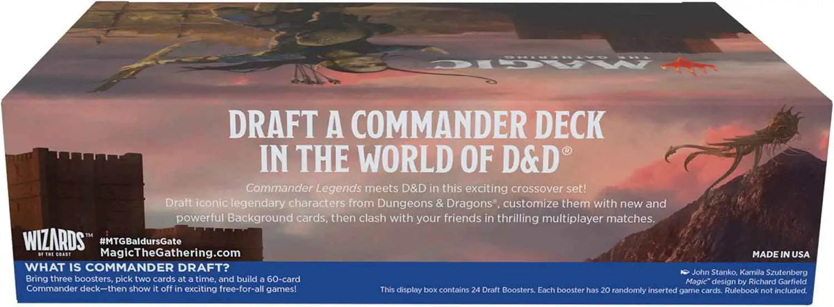 Magic: The Gathering - Commander Legends: Battle for Baldur’s Gate - Draft Booster Box - EN