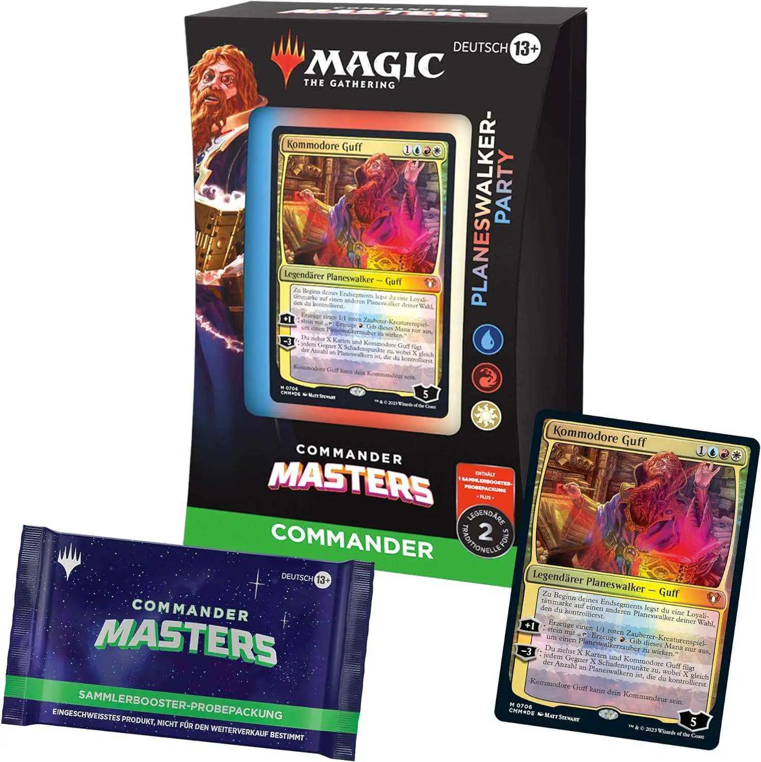 Magic: The Gathering - Commander Masters - Commander-Deck – Planeswalker-Party - DE