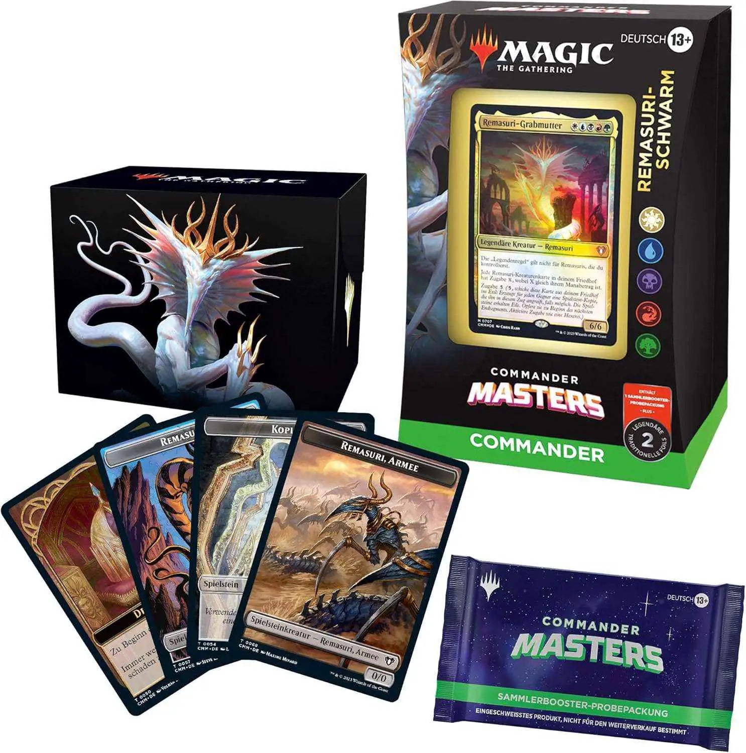 Magic: The Gathering - Commander Masters - Commander-Deck – Remasuri-Schwarm - DE