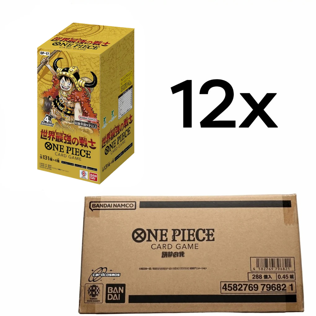 One Piece Card Game - OP17 Display boosterów The World’s Strongest Warriors - Japoński