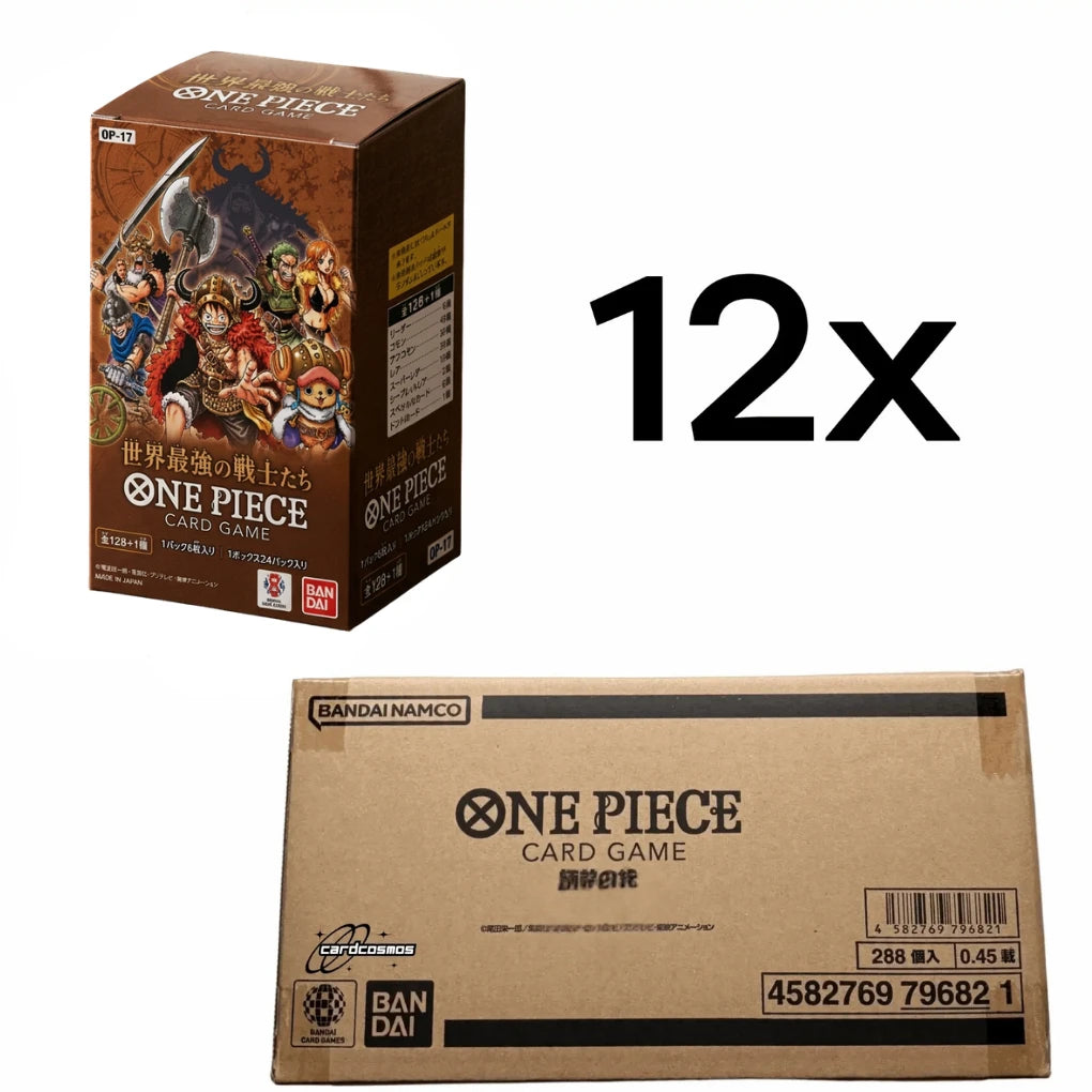 One Piece Card Game - OP17 Booster Display The World’s Strongest Warriors - Japoński