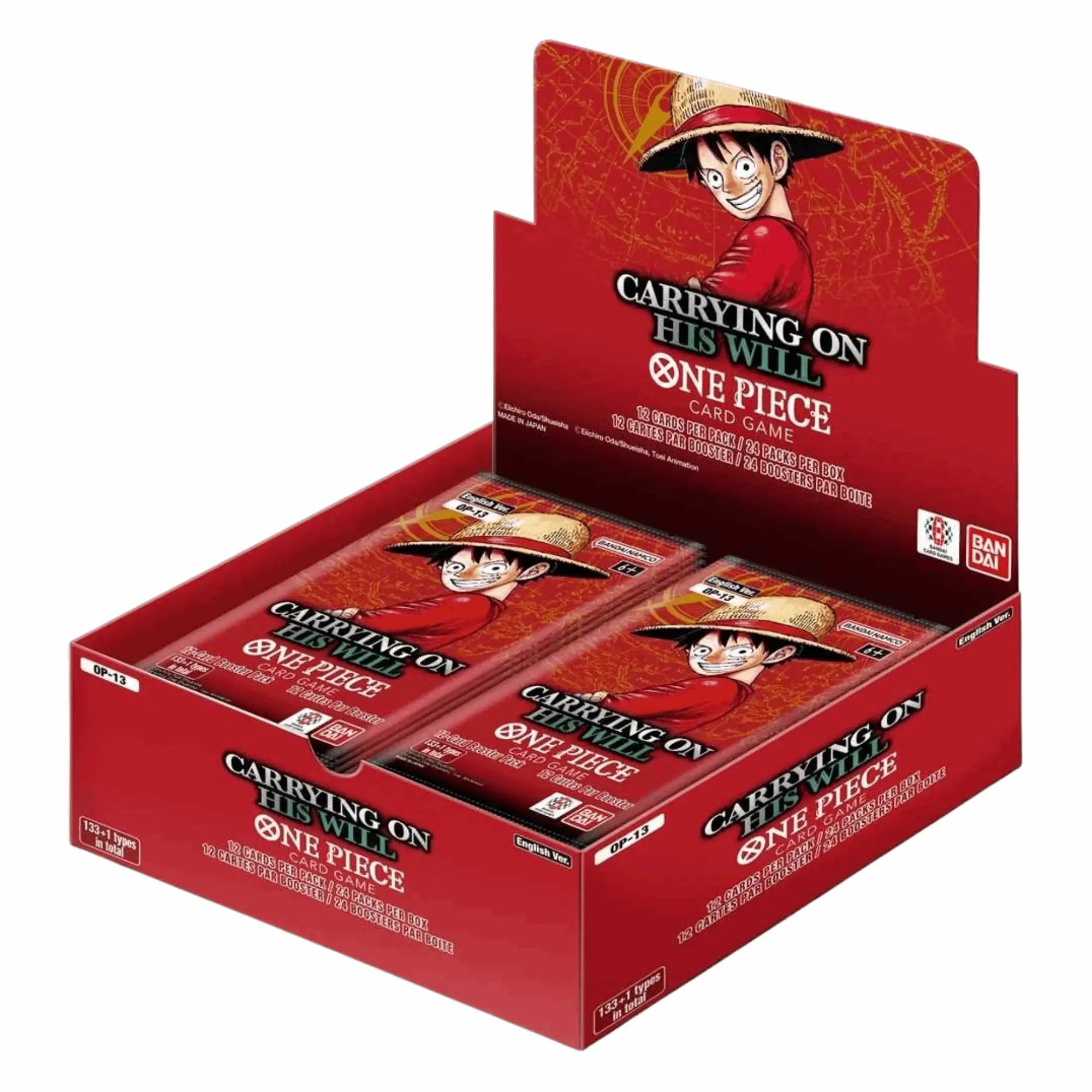 One Piece Card Game - OP13 Carrying On His Will Booster Display - EN