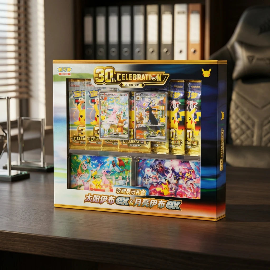 Pokémon - 30th Celebration Gift Box Espeon ex & Umbreon ex - Chiński