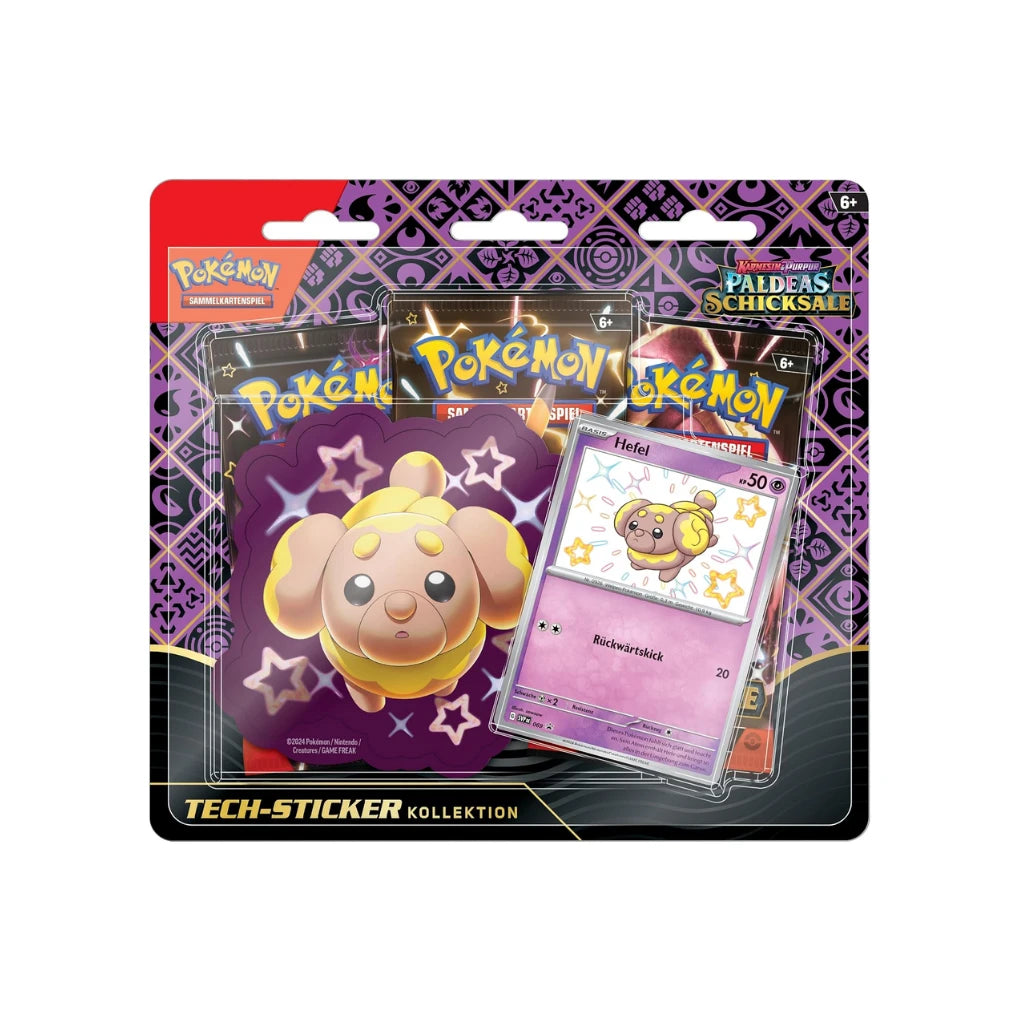 Pokémon - Paldeas Schicksale Tech-Sticker-Kollektion Hefel - DE