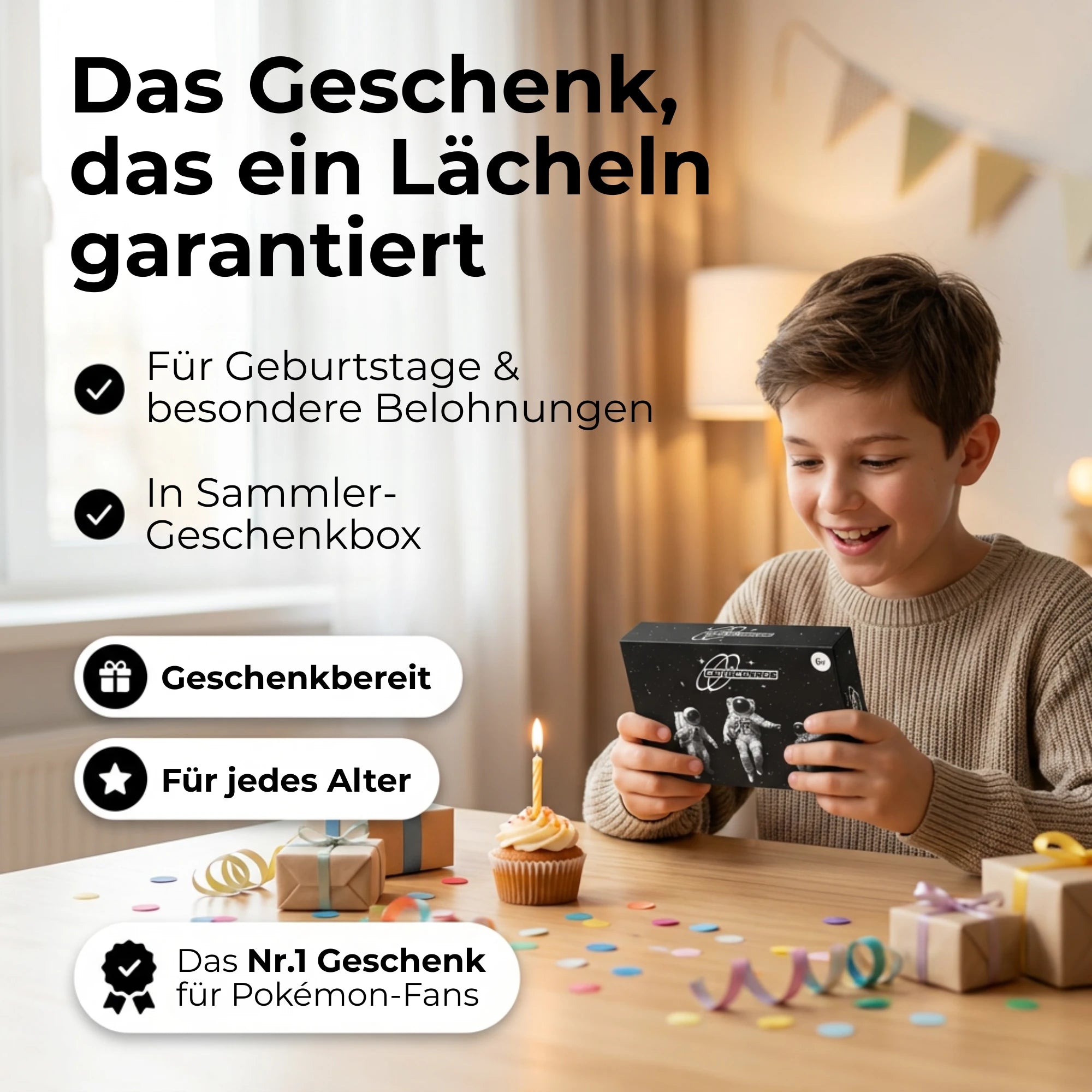 Pokémon Karten Set Angielski – 30 kart w tym 4 Holo + 100 Koszulek na karty