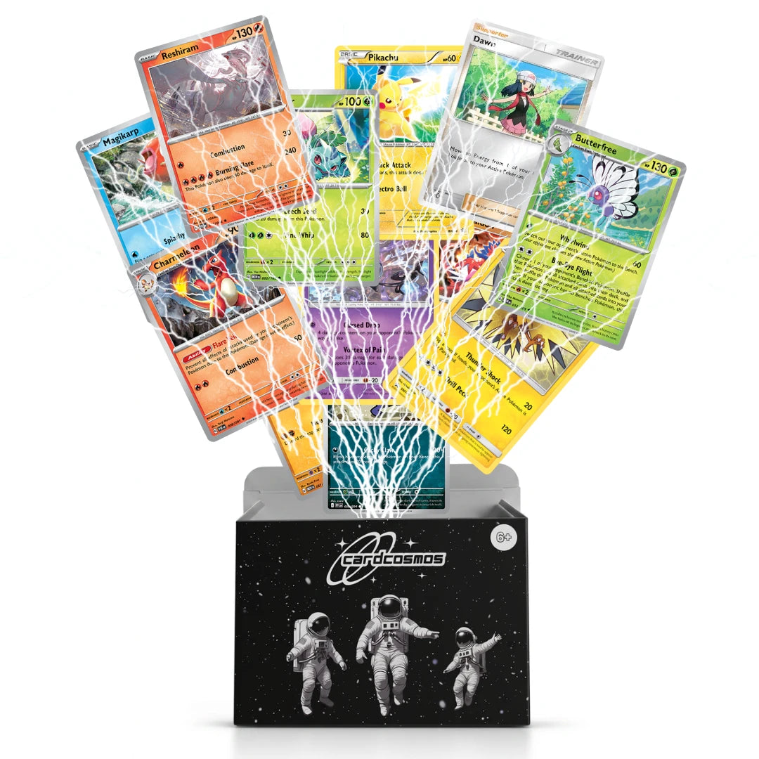 Pokémon Karten Set Angielski – 100 kart w tym 12 Holo + 100 Koszulek na karty