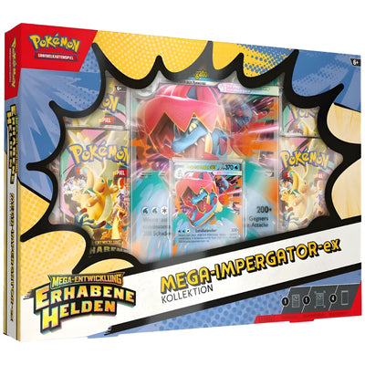 Pokémon - Mega Evolution Exalted Heroes – Mega Impergator ex Collection Box - German