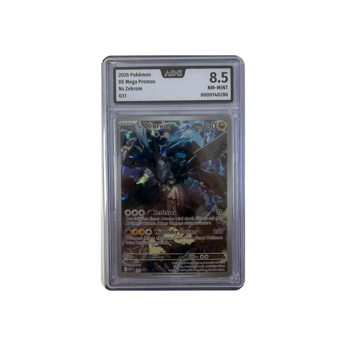 Pokémon - Zekrom N #031 (Mega Promos) – AOG 8.5 NM-MINT