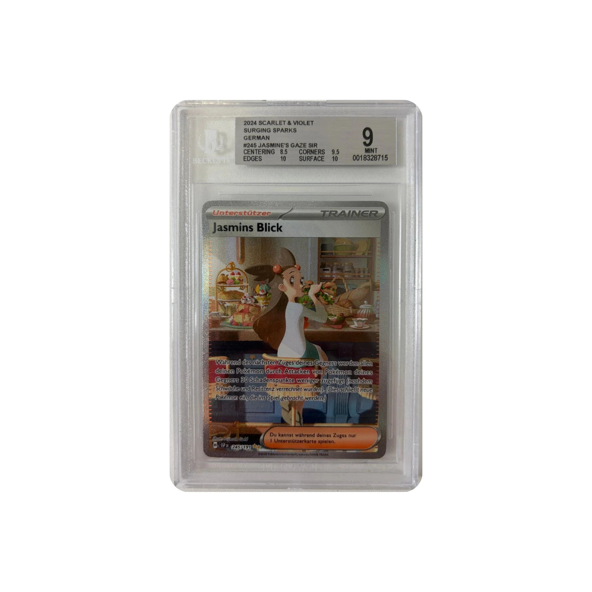 Pokémon - Jasmine's Gaze #245/191 (Stürmische Funken) – Beckett 9 Mint