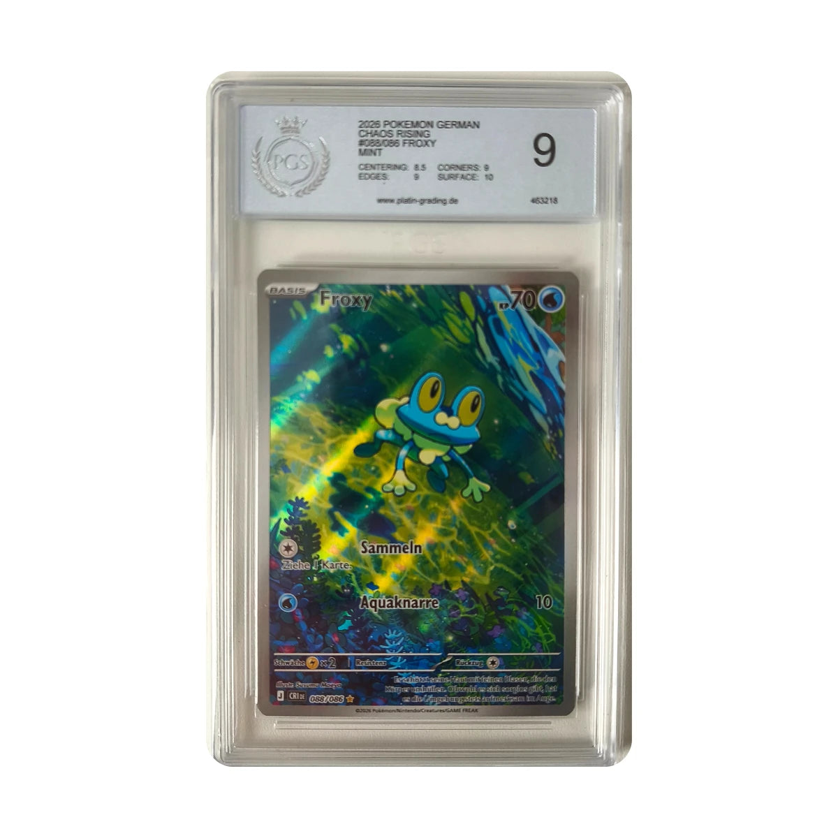 Pokémon - Froxy 088/086 (Chaos Rising) – PGS 9 Mint