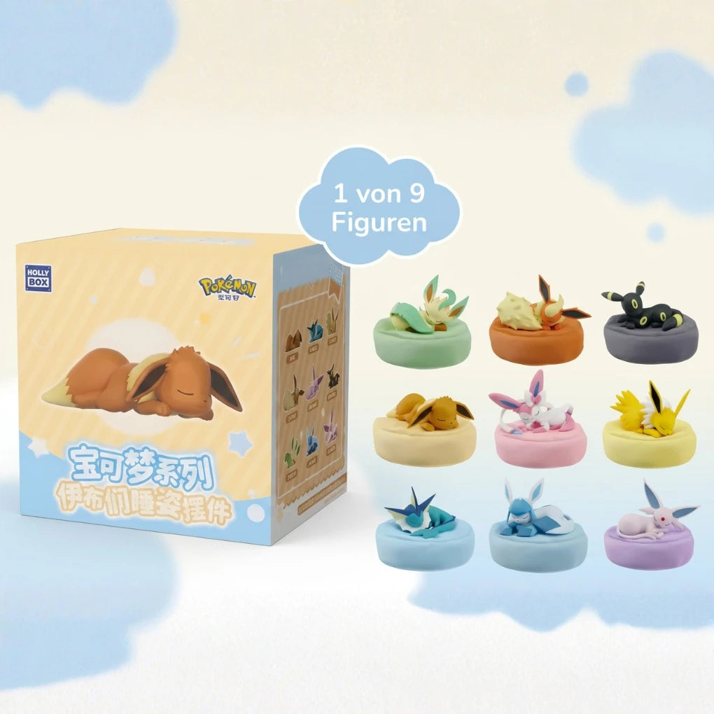 Pokémon Eeveelutions Sleeping Series Blind Box – Eevee & Evolutions Collectible Figure