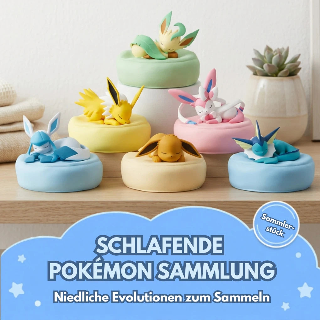 Pokémon Eeveelutions Sleeping Series Blind Box – Eevee & Evolutions Collectible Figure