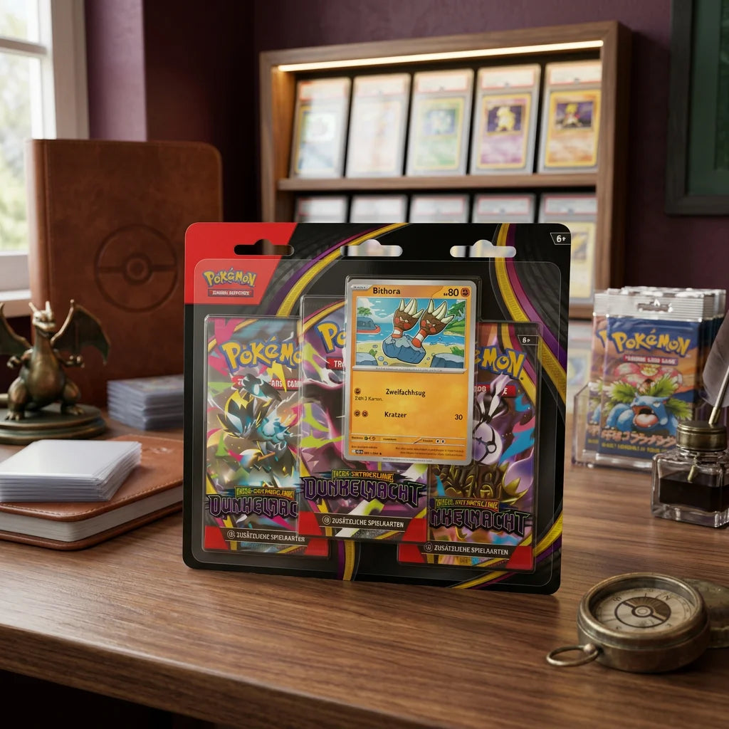 Pokémon - Mega Evolution: Dark Night 3-Pack Blister Pack - German