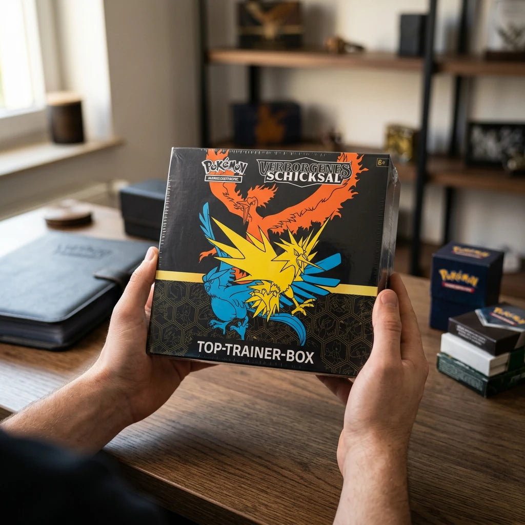 Pokémon - Sonne & Mond: Verborgenes Schicksal Top Trainer Box - DE