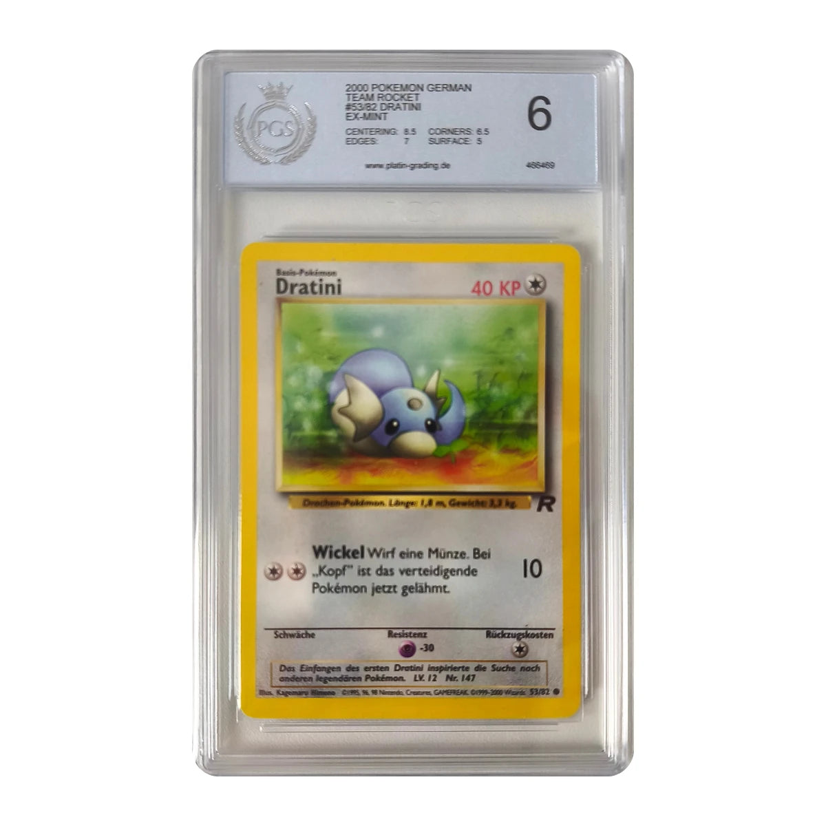 Pokémon - Dratini 53/82 (Team Rocket) – PGS 6 EX-Mint
