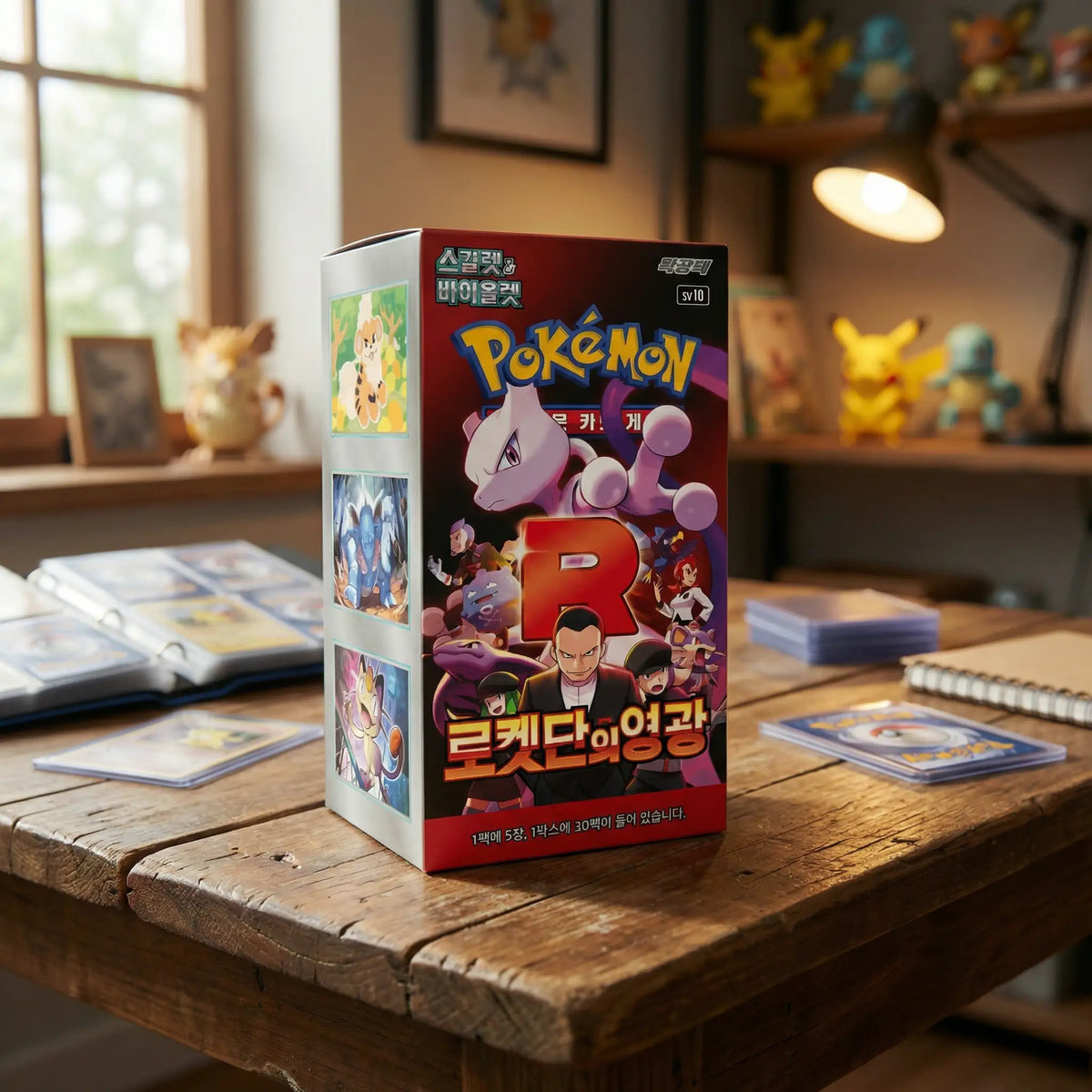 Pokémon - Glory of Team Rocket Booster Display - KOR