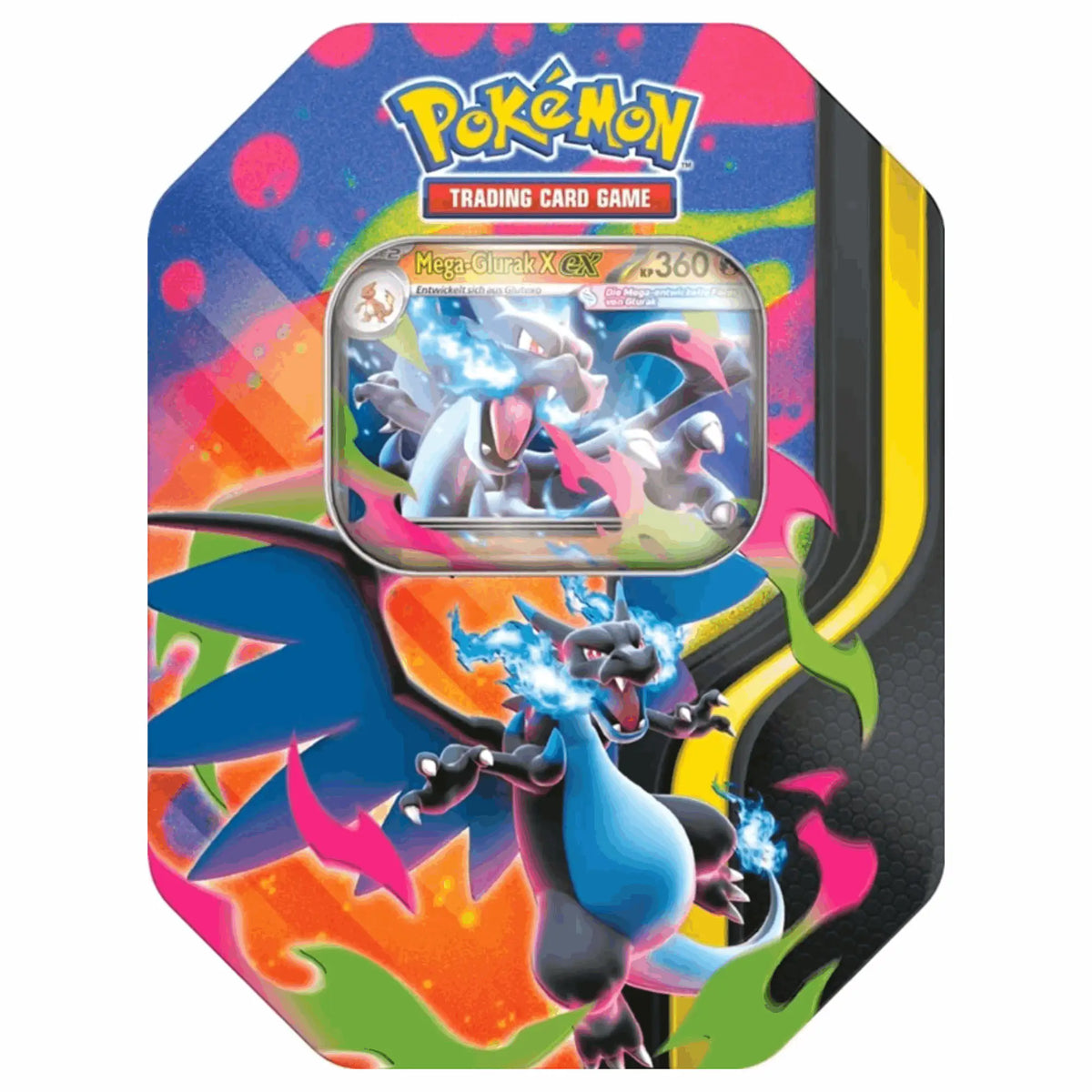 Pokémon - Mega-Entwicklung Tin Box #126 Mega-Glurak X - DE