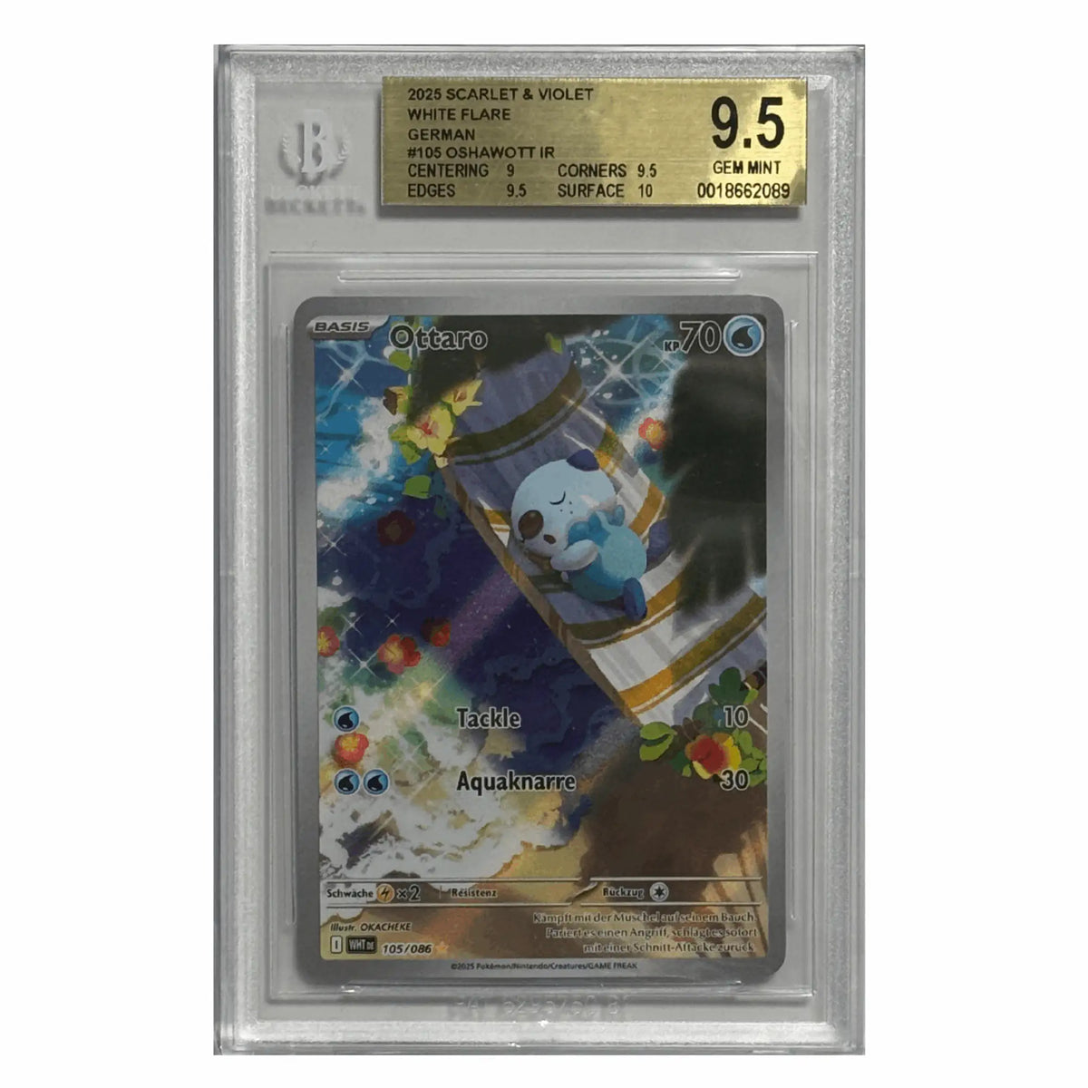 Pokémon - Ottaro IR #105 (White Flare) – BGS 9.5 Gem Mint
