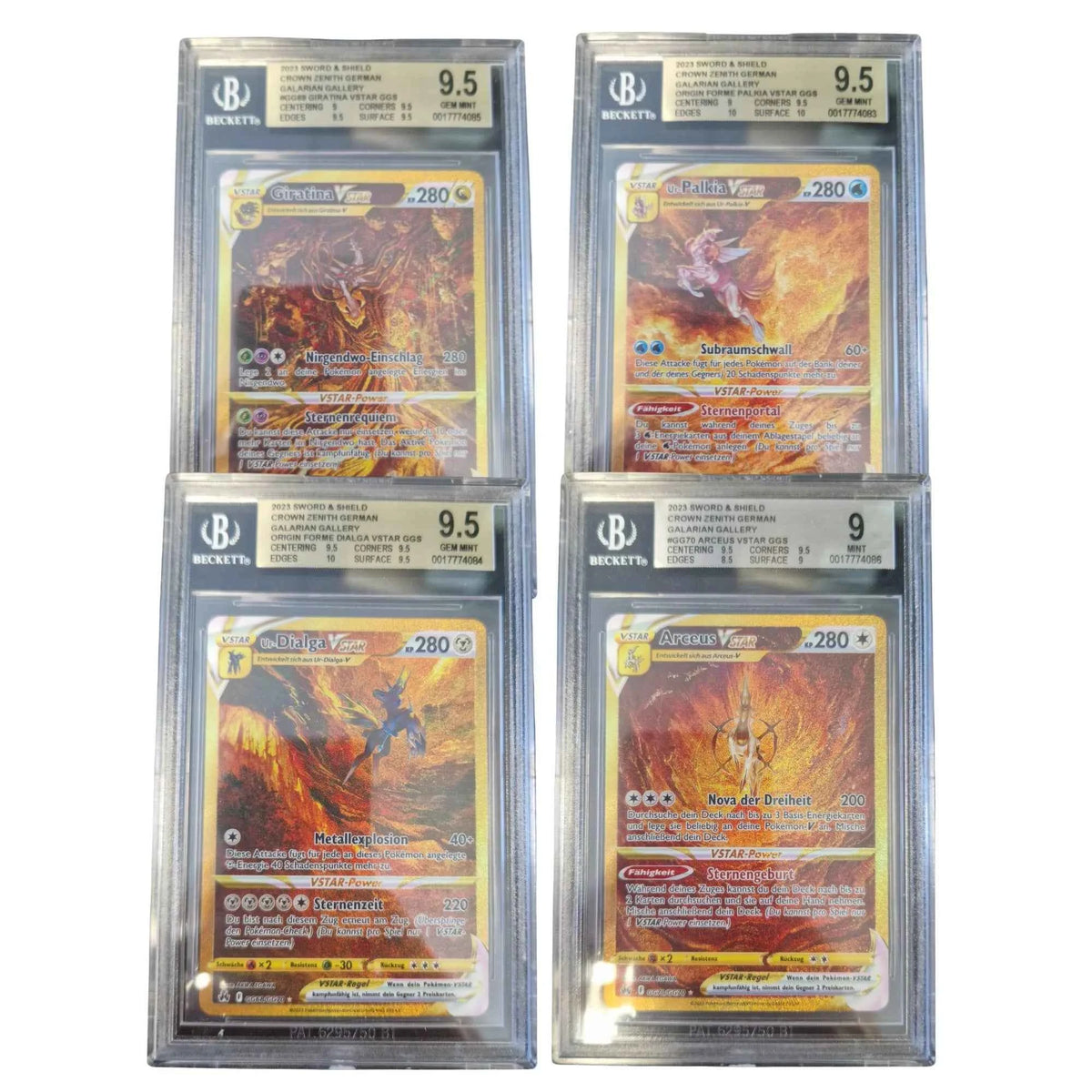 Pokémon - Zenit der Könige: Dialga, Palkia, Giratina & Arceus Oro Deutsch – BGS 9.5