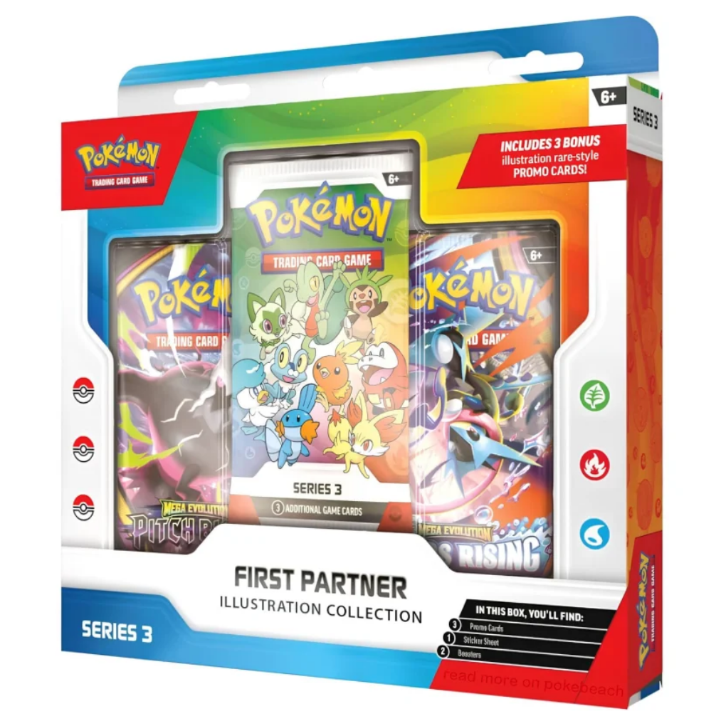 Pokémon – First Partner Illustration Collection Series 3 – Angielski