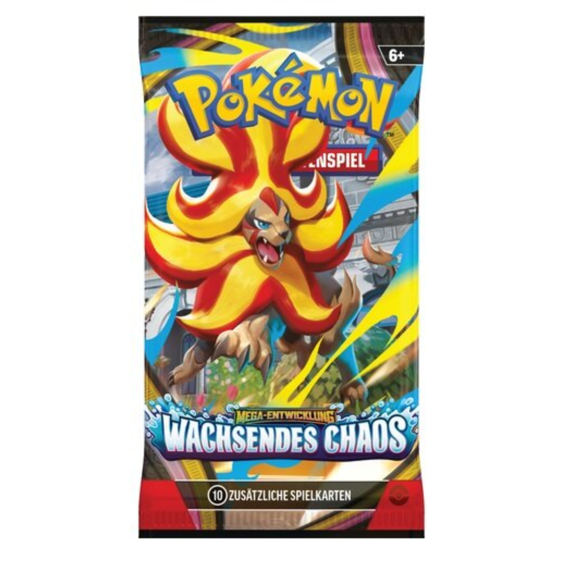 Pokémon - Mega-Entwicklung: Wachsendes Chaos Display boosterów - Niemiecki