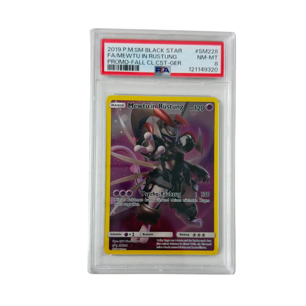 Pokémon - Mewtu in Rüstung #SM228 (SM Black Star Promo) – PSA 8 NM-MT