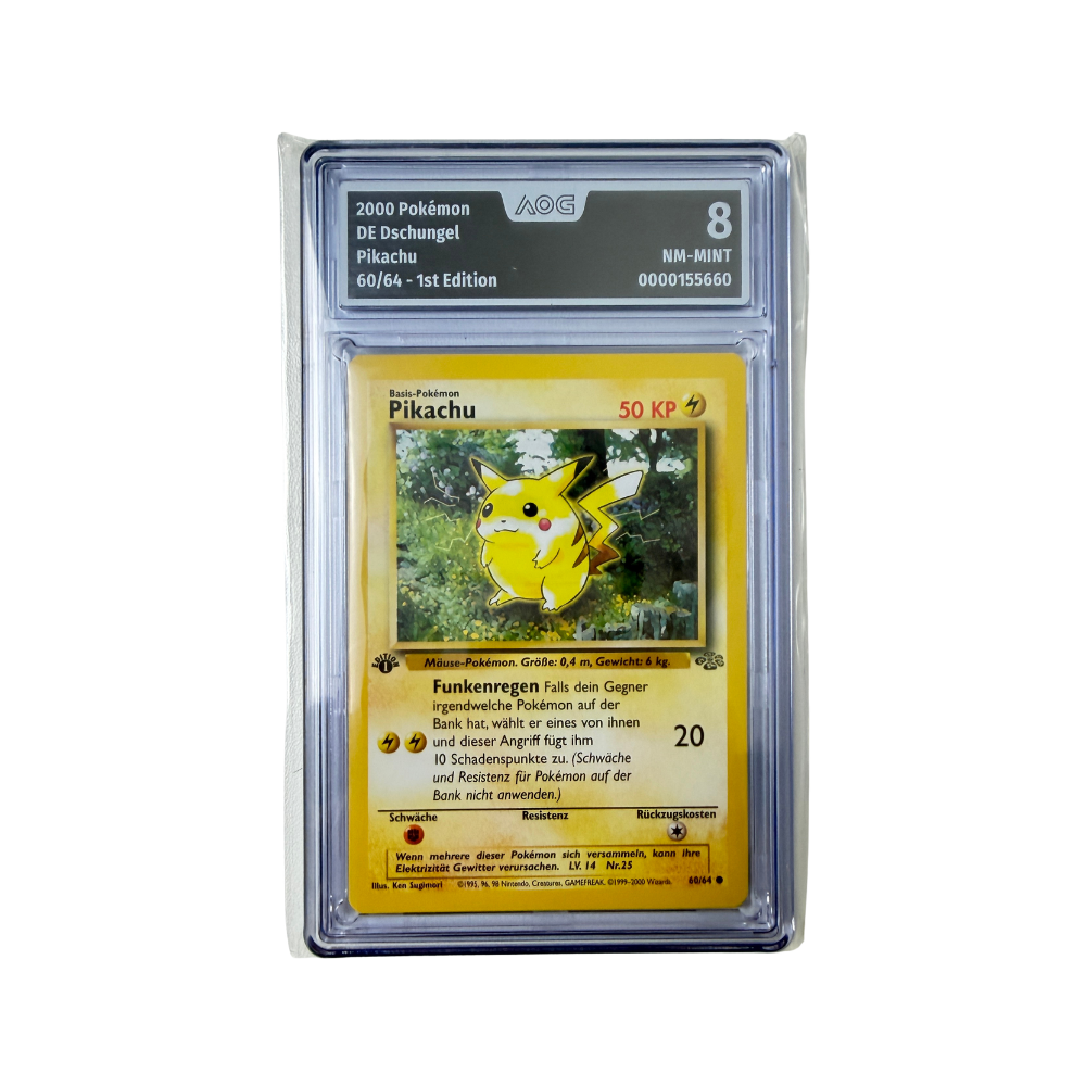 Pokémon - Pikachu #60/64 (Dschungel 1st Edition) – AOG 8 NM-MINT
