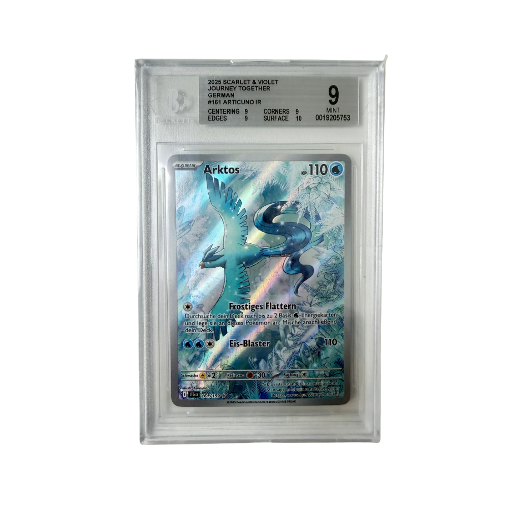 Pokémon - Arktos #161/159 (Journey Together) – Beckett 9 Mint