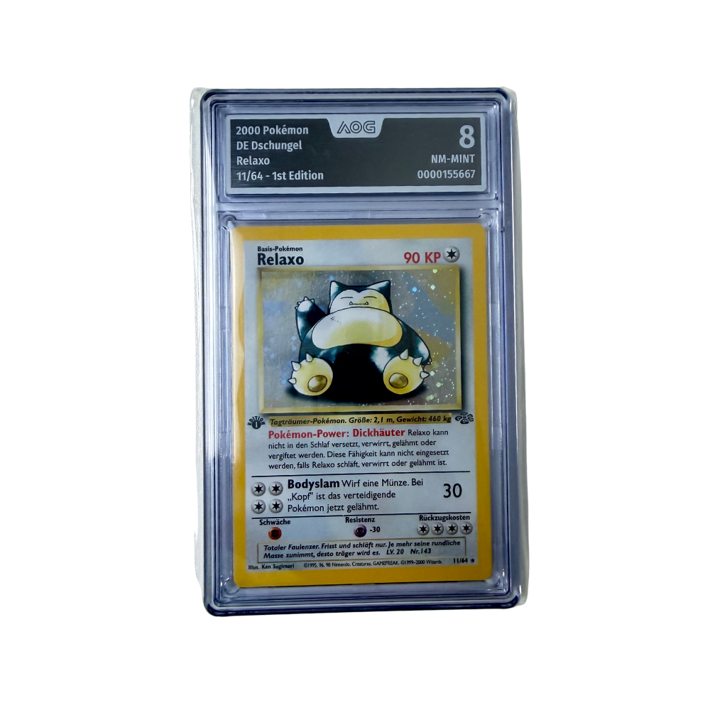 Pokémon - Relaxo #11/64 (Dschungel 1st Edition) – AOG 8 NM-MINT