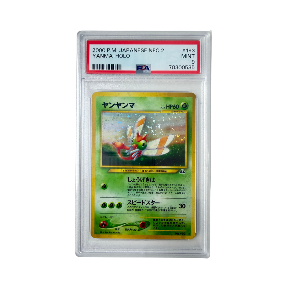 Pokémon - Yanma #193 (Neo 2 Holo) – PSA 9 Mint