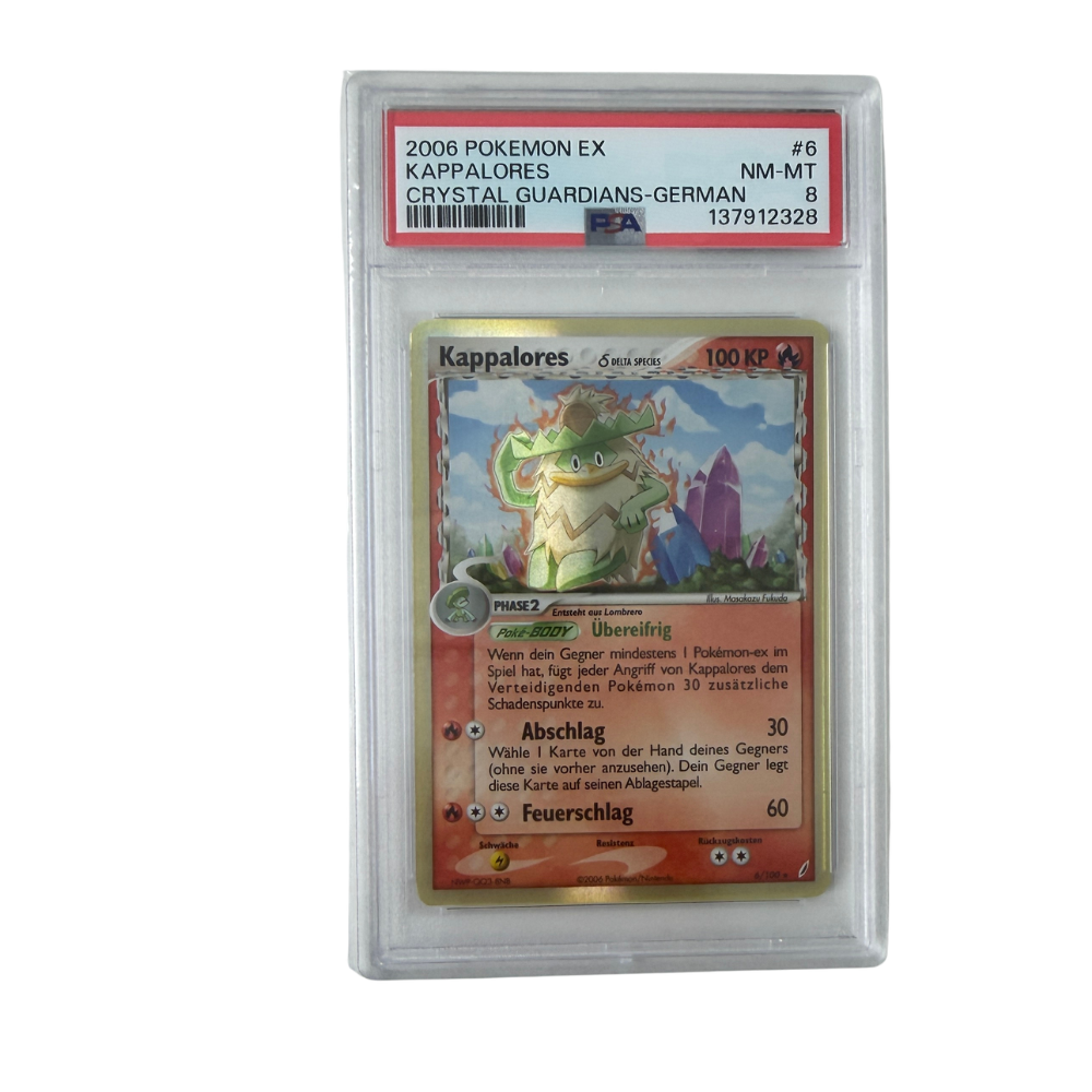 Pokémon - Kappalores #6/100 (EX Crystal Guardians) – PSA 8 NM-MT