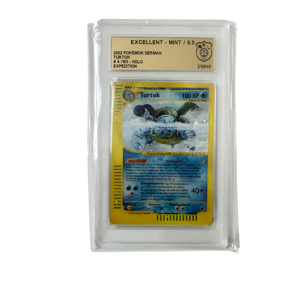 Pokémon - Turtok #4/165 (Expedition Holo) – GSG 6.0 Excellent-Mint