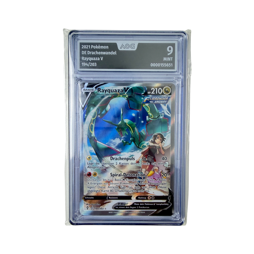 Pokémon - Rayquaza V #194/203 (Drachenwandel) – AOG 9 Mint