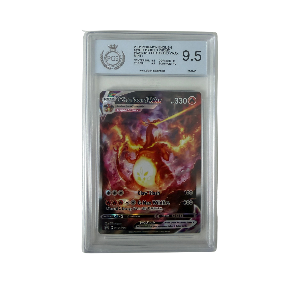 Pokémon - Charizard VMAX #SWSH261 (Sword & Shield Promo) – PGS 9.5 Mint+