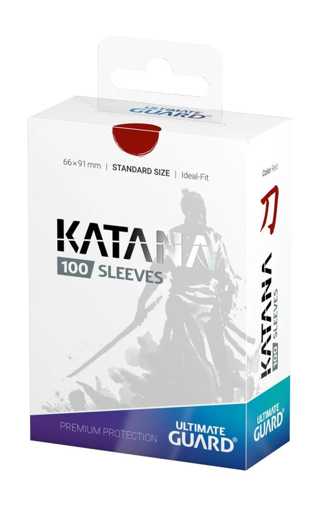 Ultimate Guard - Katana Sleeves Standard Size Red - 100 pieces